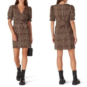Marissa Web Collective Animal Print Belted Dress
